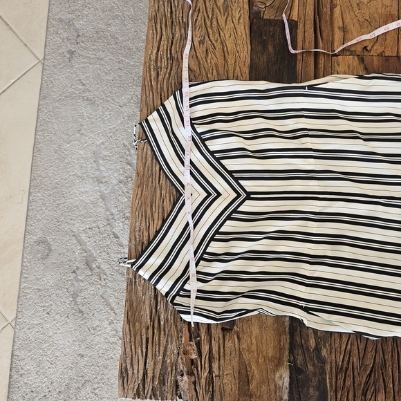 Club Monaco Black and White Striped Jumpsuit Size 10 and Size 6 - Picture 9 of 16
